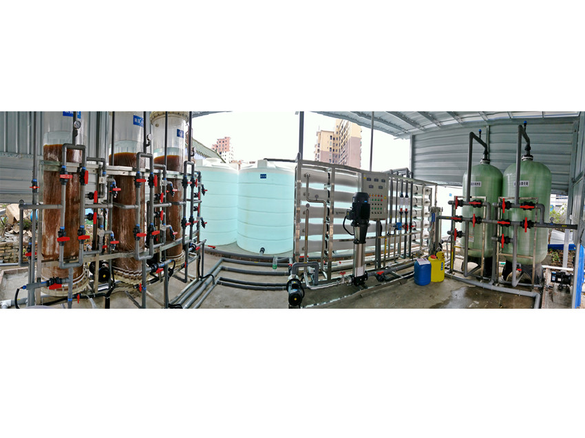 15T/H反滲透加混床超純水處理 電阻率15兆歐